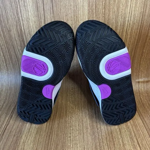 Nike Team Hustle D11 Basketball Shoes Sneakers Deep Jungle/Fuchsia Dream Sz 7 Y