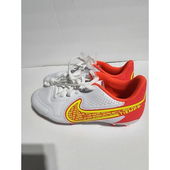 Nike Tiempo Legend 9 ClubWhite Kids Soccer Cleats Size 6Y New DA1331-176