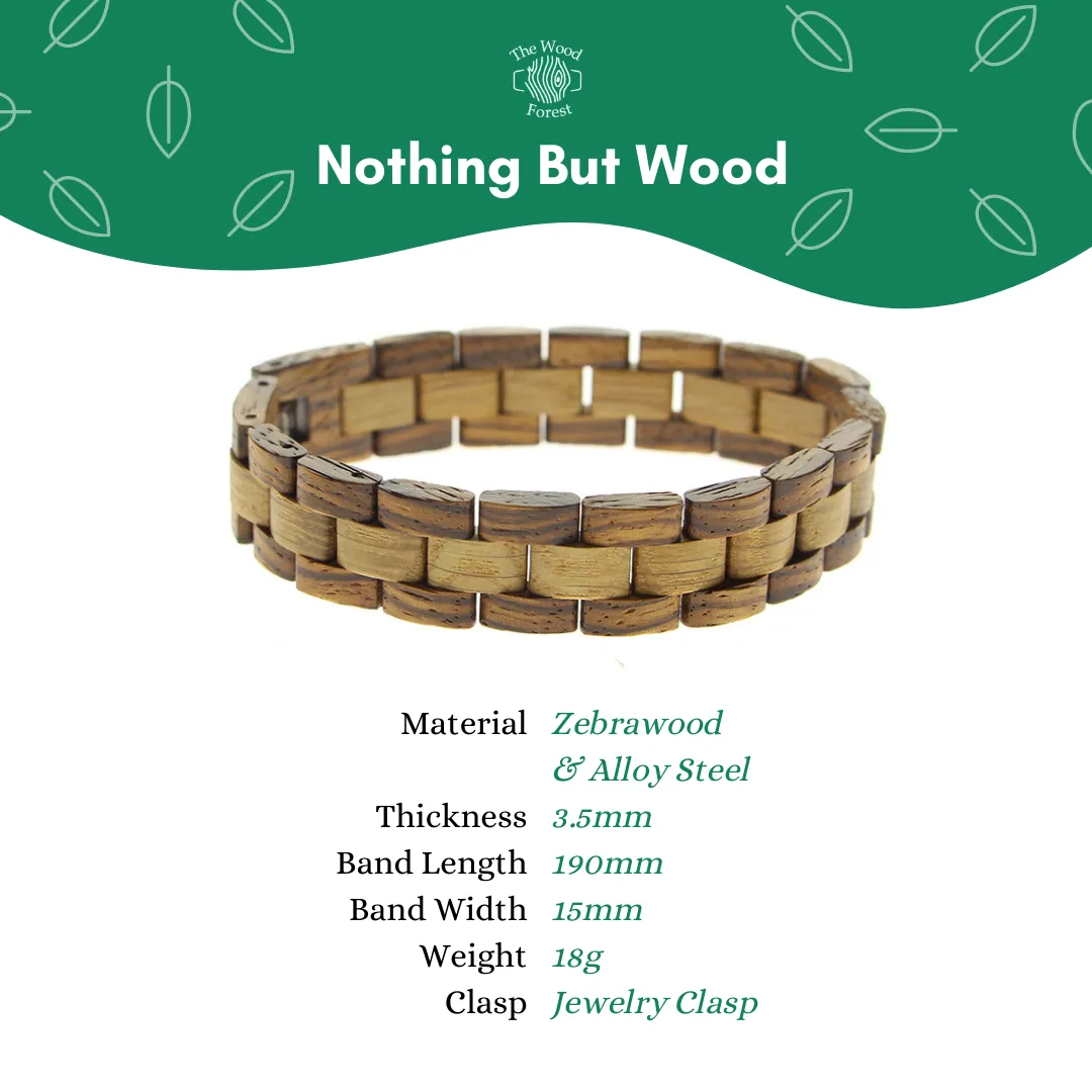 Nothing But Wood Bracelet