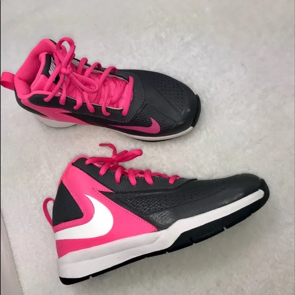 NWOT Nike Hot Pink Basketball Shoes