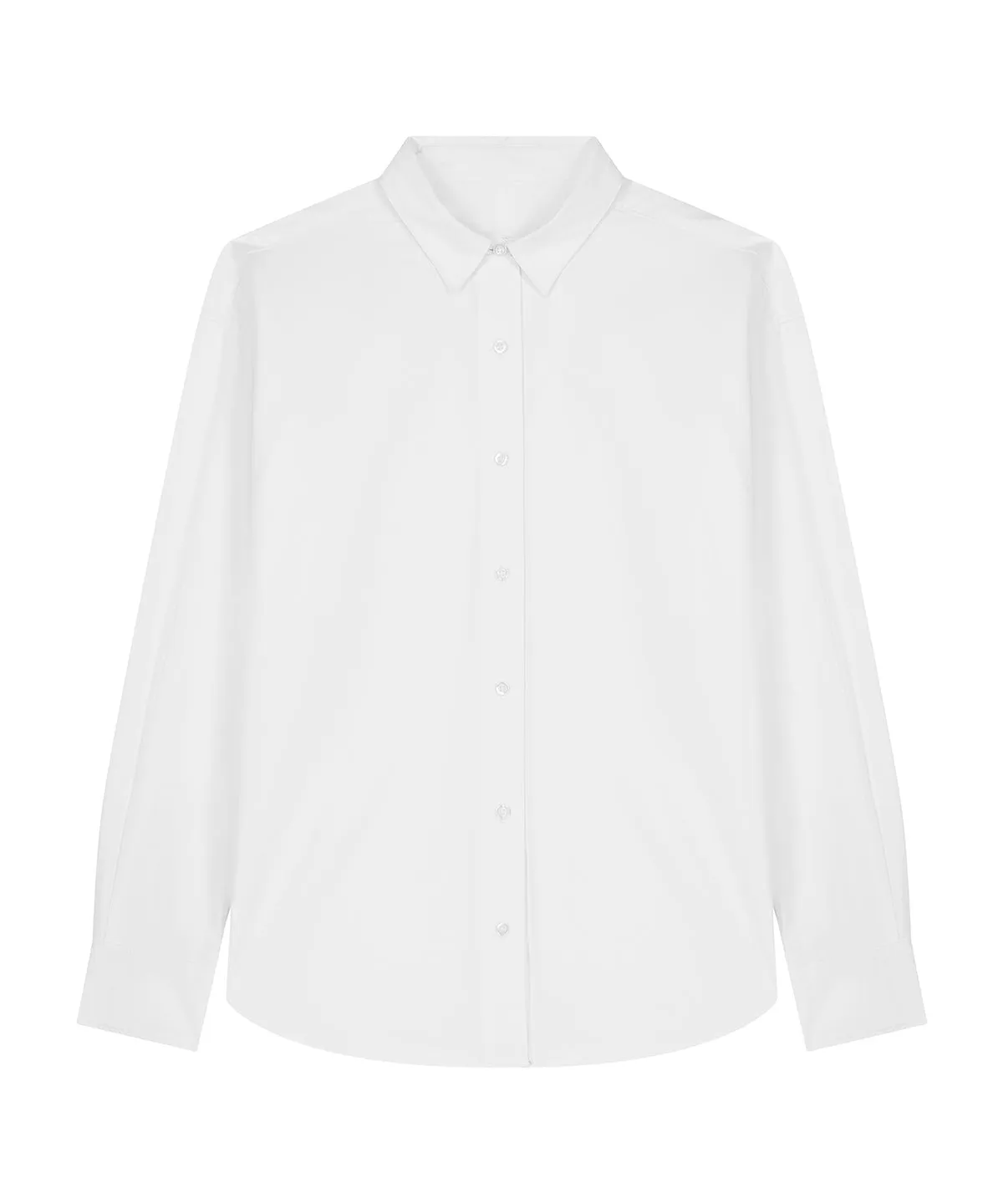 Organic Poplin Long Sleeve Shirt: Mens