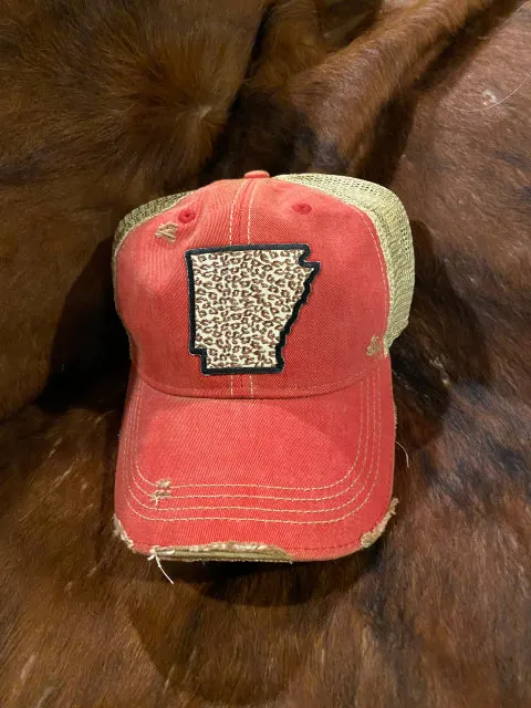 Original Cowgirl Clothing Cap: Arkansas Leopard