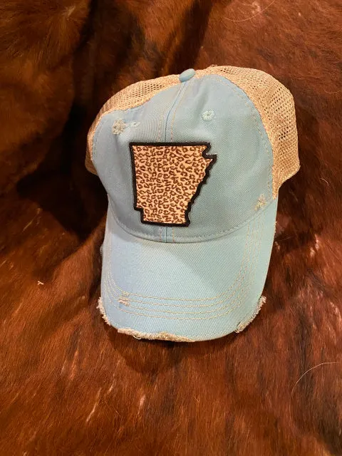 Original Cowgirl Clothing Cap: Arkansas Leopard