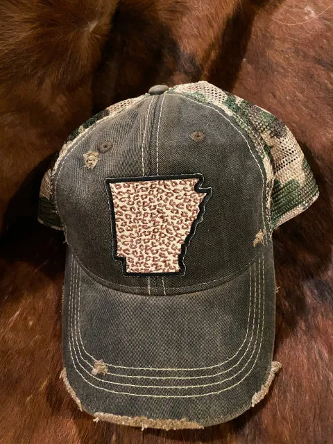 Original Cowgirl Clothing Cap: Arkansas Leopard