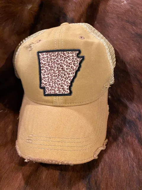Original Cowgirl Clothing Cap: Arkansas Leopard