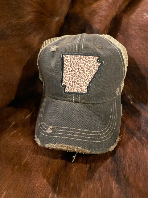 Original Cowgirl Clothing Cap: Arkansas Leopard