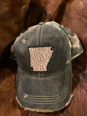 Original Cowgirl Clothing Cap: Arkansas Leopard