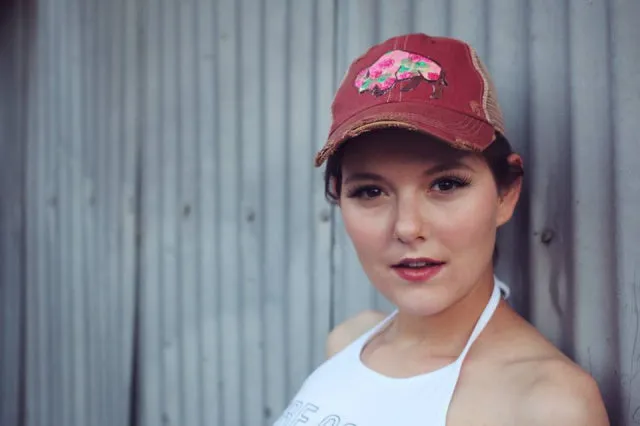 Original Cowgirl Clothing Cap: Buffalo Rose
