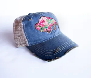 Original Cowgirl Clothing Cap: Buffalo Rose