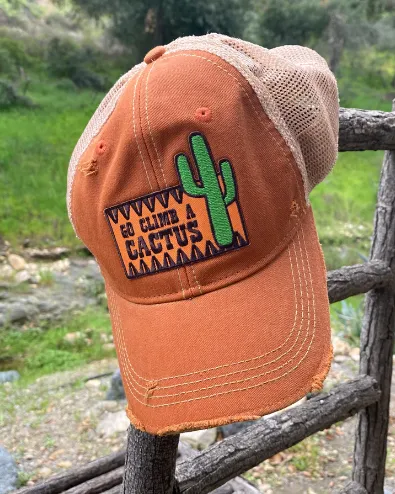 Original Cowgirl Clothing Cap: Go Climb A Cactus