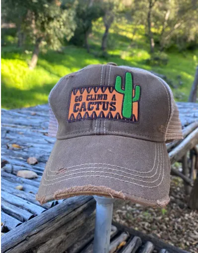 Original Cowgirl Clothing Cap: Go Climb A Cactus