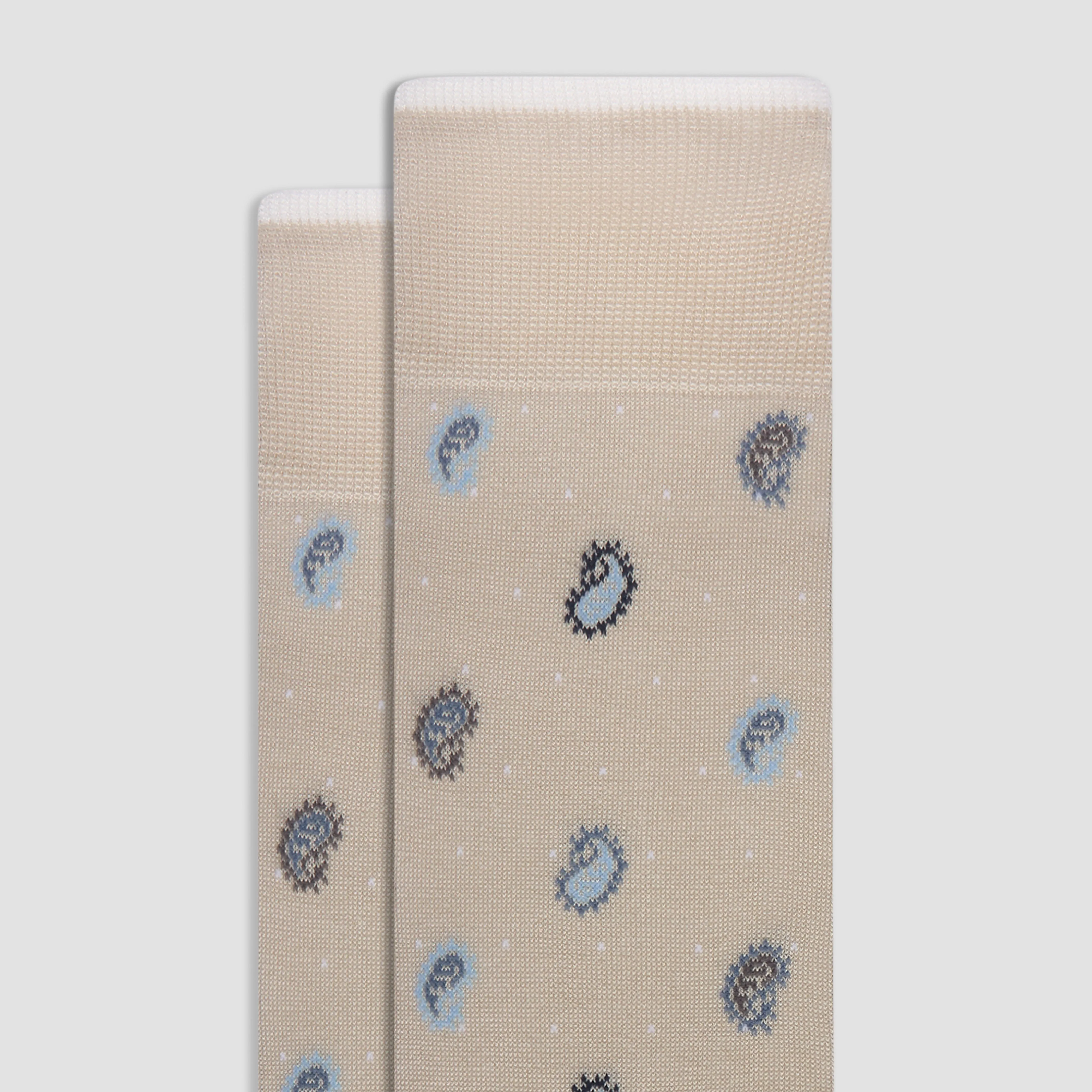 Paisley Mid-Calf Socks
