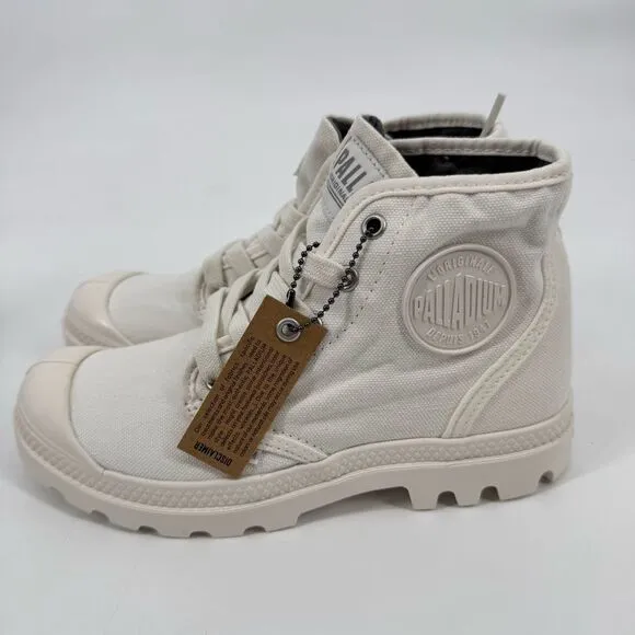 Palladium Boots Women's Pampa Hi Boot - Star White Size 6.5 New in Box