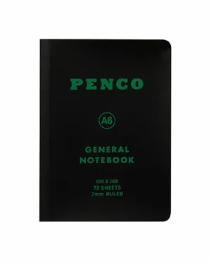 Penco Soft Notebook A6 BLACK