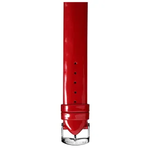 PHILIP STEIN Signature Red Patent Leather Strap Size 1