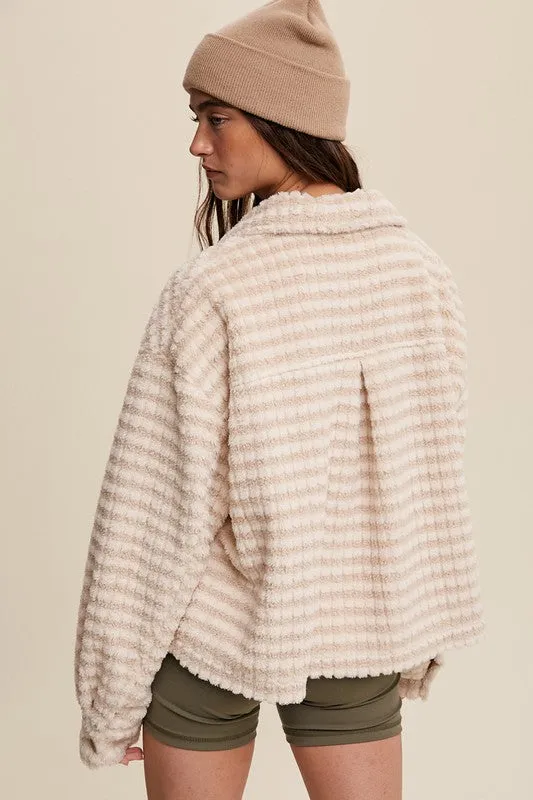 Plaid Fleece Jacket