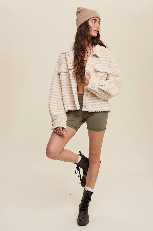 Plaid Fleece Jacket