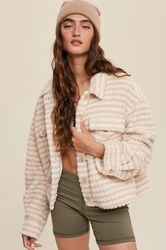 Plaid Fleece Jacket