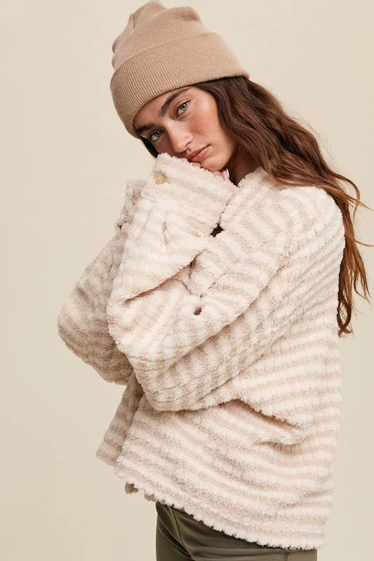 Plaid Fleece Jacket