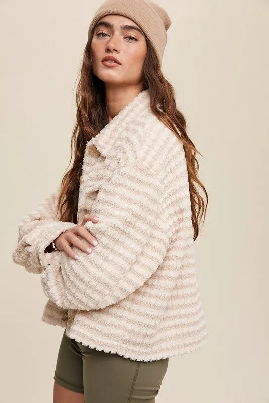 Plaid Fleece Jacket