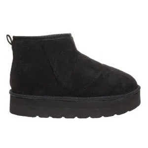 Platform Faux Fur Lined Bootie