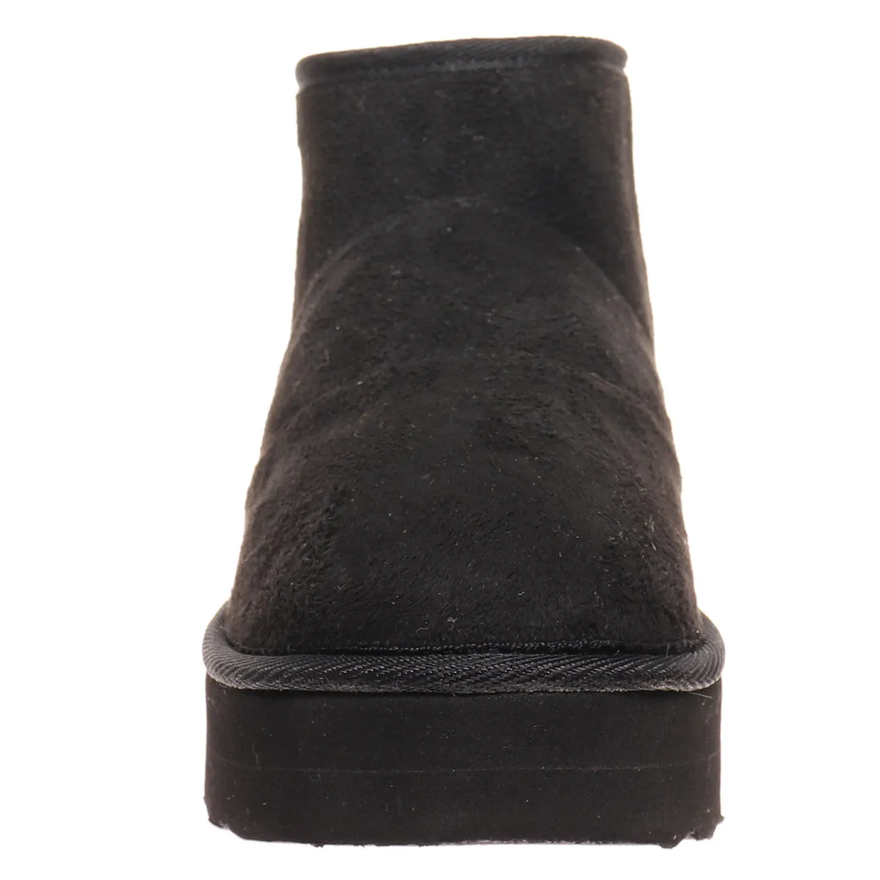 Platform Faux Fur Lined Bootie
