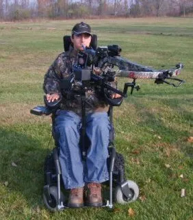 Powershooter Powered Gun Mount Pkg for C1-C5 Quadriplegics