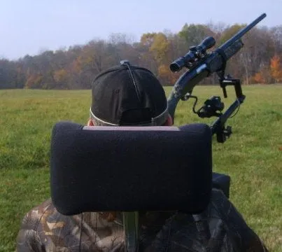 Powershooter Powered Gun Mount Pkg for C1-C5 Quadriplegics