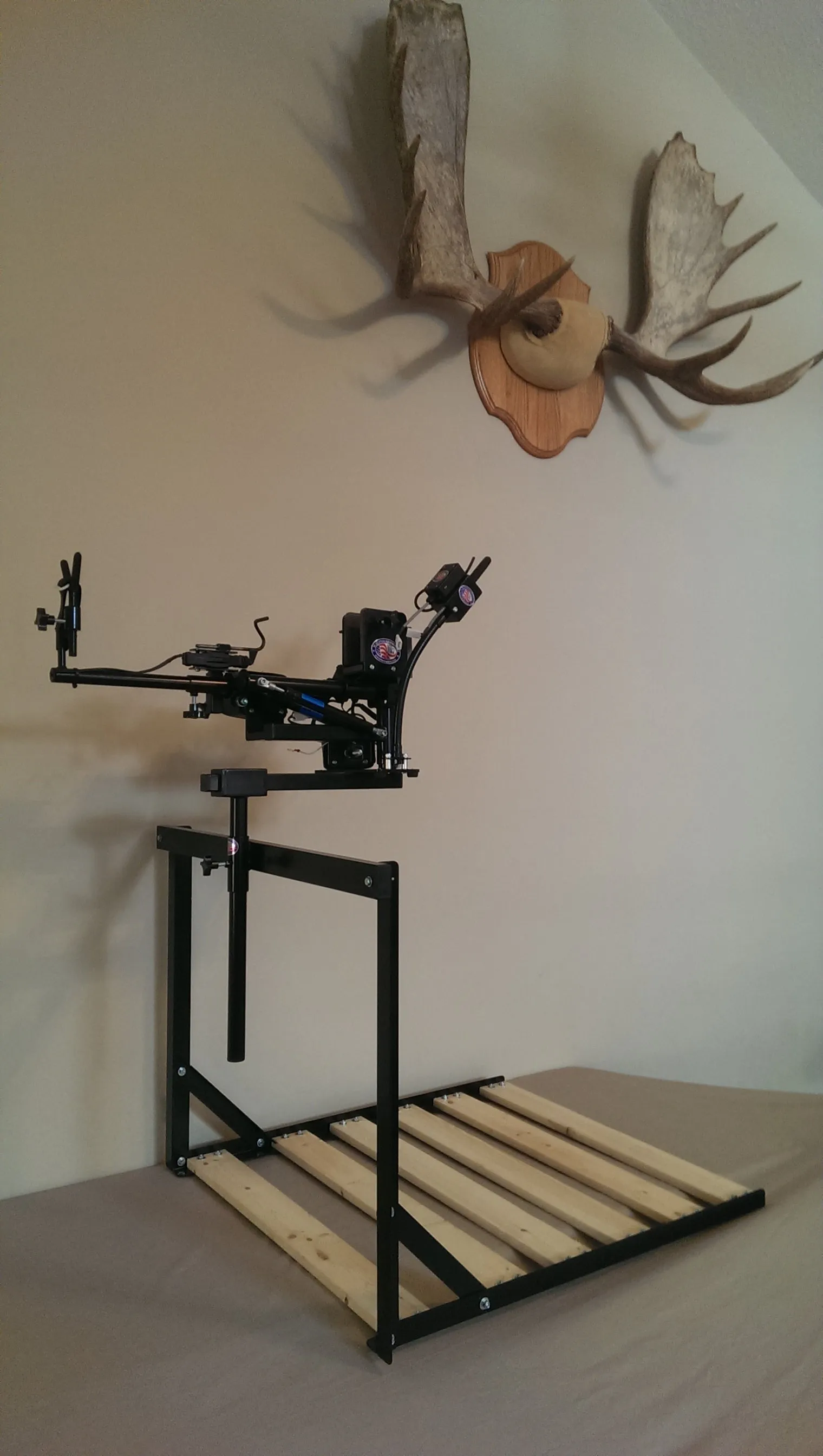 Powershooter Powered Gun Mount Pkg for C1-C5 Quadriplegics