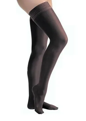 PR/1 JOBST ULTRASHEER WOMEN, THIGH HIGH W/SIL LACE BAND, 20-30MMHG, MD, CLASSIC BLACK, CLOSED TOE