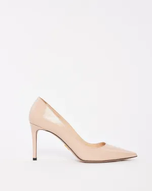 Prada Beige Saffiano Leather Donna Calzature Pumps - 40