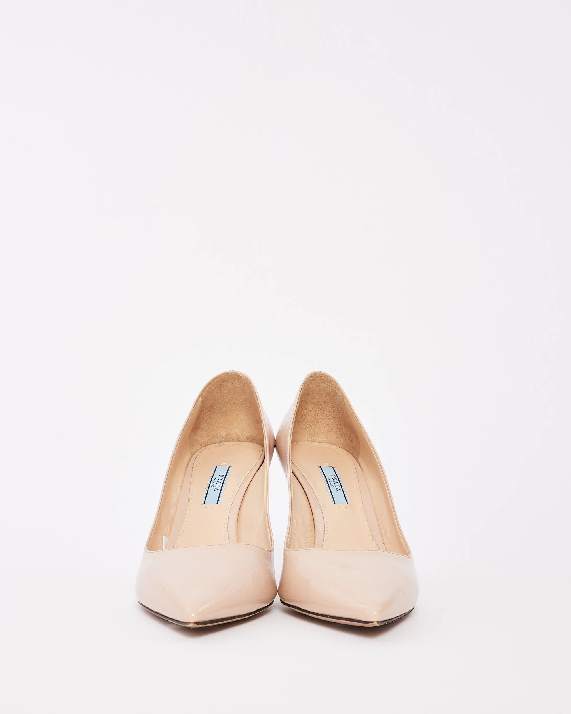 Prada Beige Saffiano Leather Donna Calzature Pumps - 40