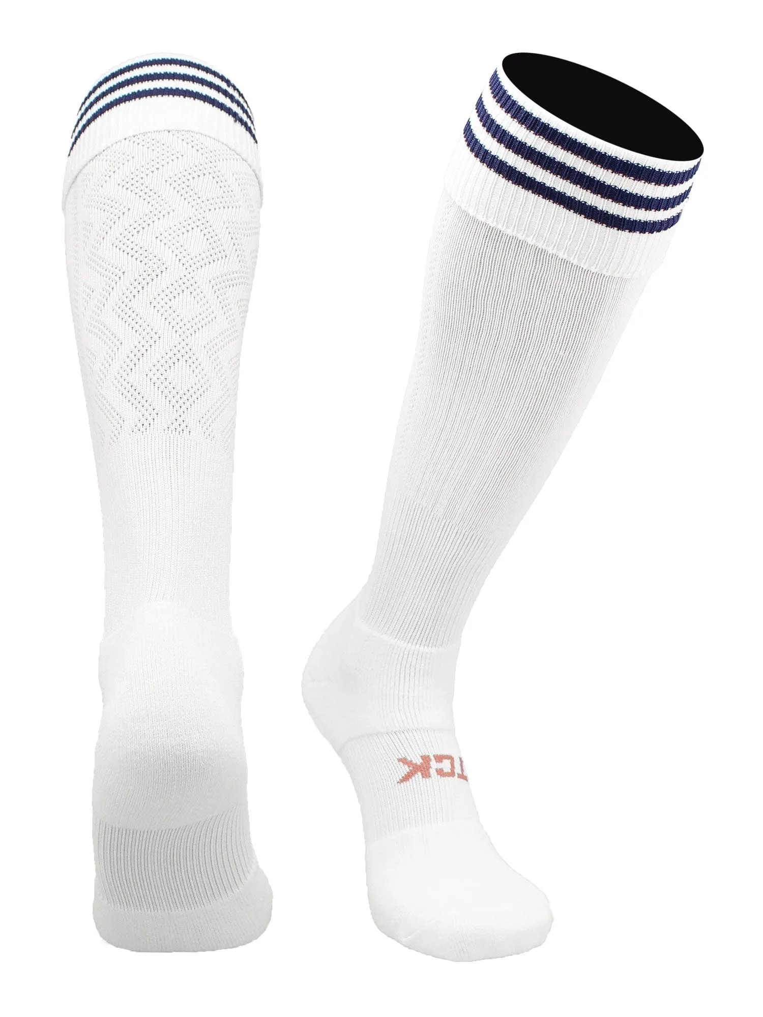 Premier Soccer Sock with Fold Down Stripes
