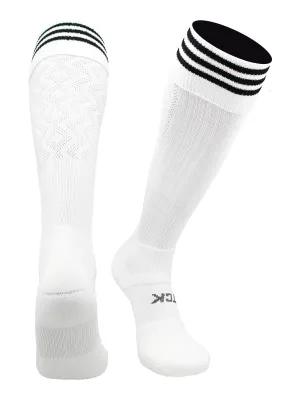 Premier Soccer Sock with Fold Down Stripes
