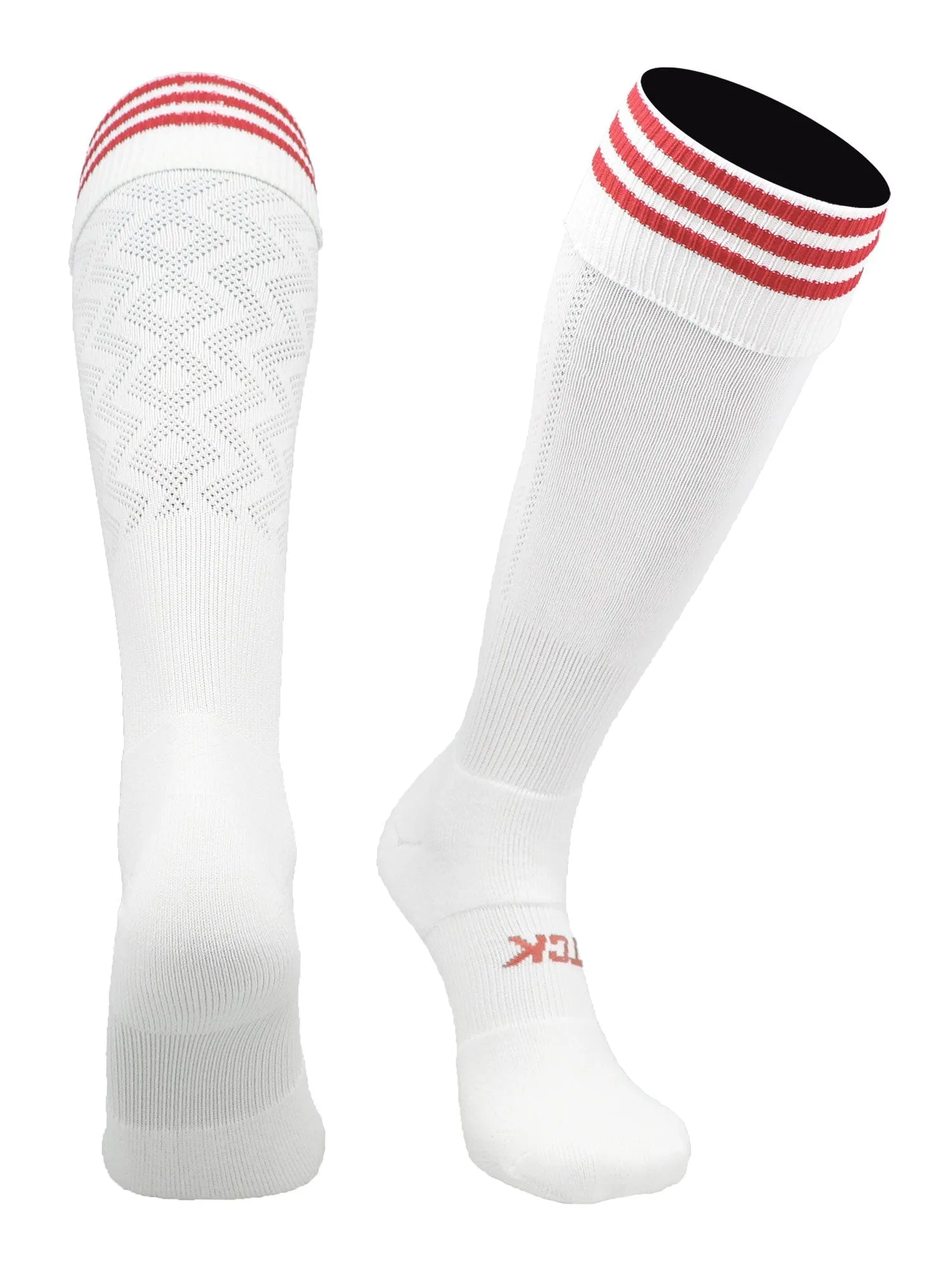 Premier Soccer Sock with Fold Down Stripes