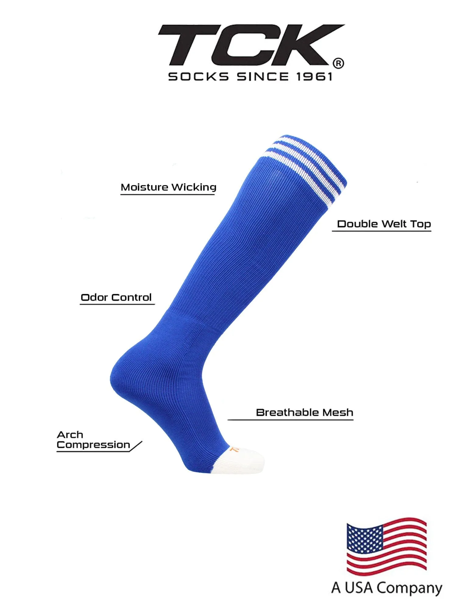 Prosport Striped Tube Sock