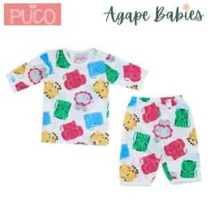 Puco Jacquard Pyjamas Set Colorful Friends - 6 Sizes!