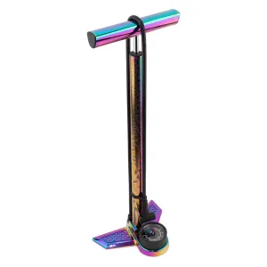 Pump Supacaz Floor Suaveair Aly W/Gauge Oil Slick