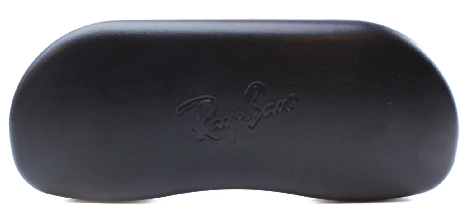 Ray-Ban RX 5206 2479 Rectangle Plastic Black Eyeglasses with Demo Lens