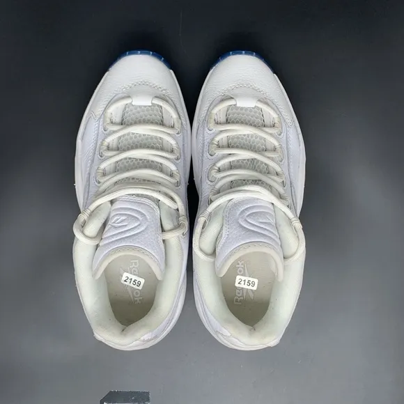 Reebok Question Low White Basketball Shoes Men’s Sz 5.5 Women’s Sz 6.5 EU 37