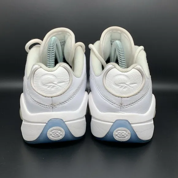 Reebok Question Low White Basketball Shoes Men’s Sz 5.5 Women’s Sz 6.5 EU 37