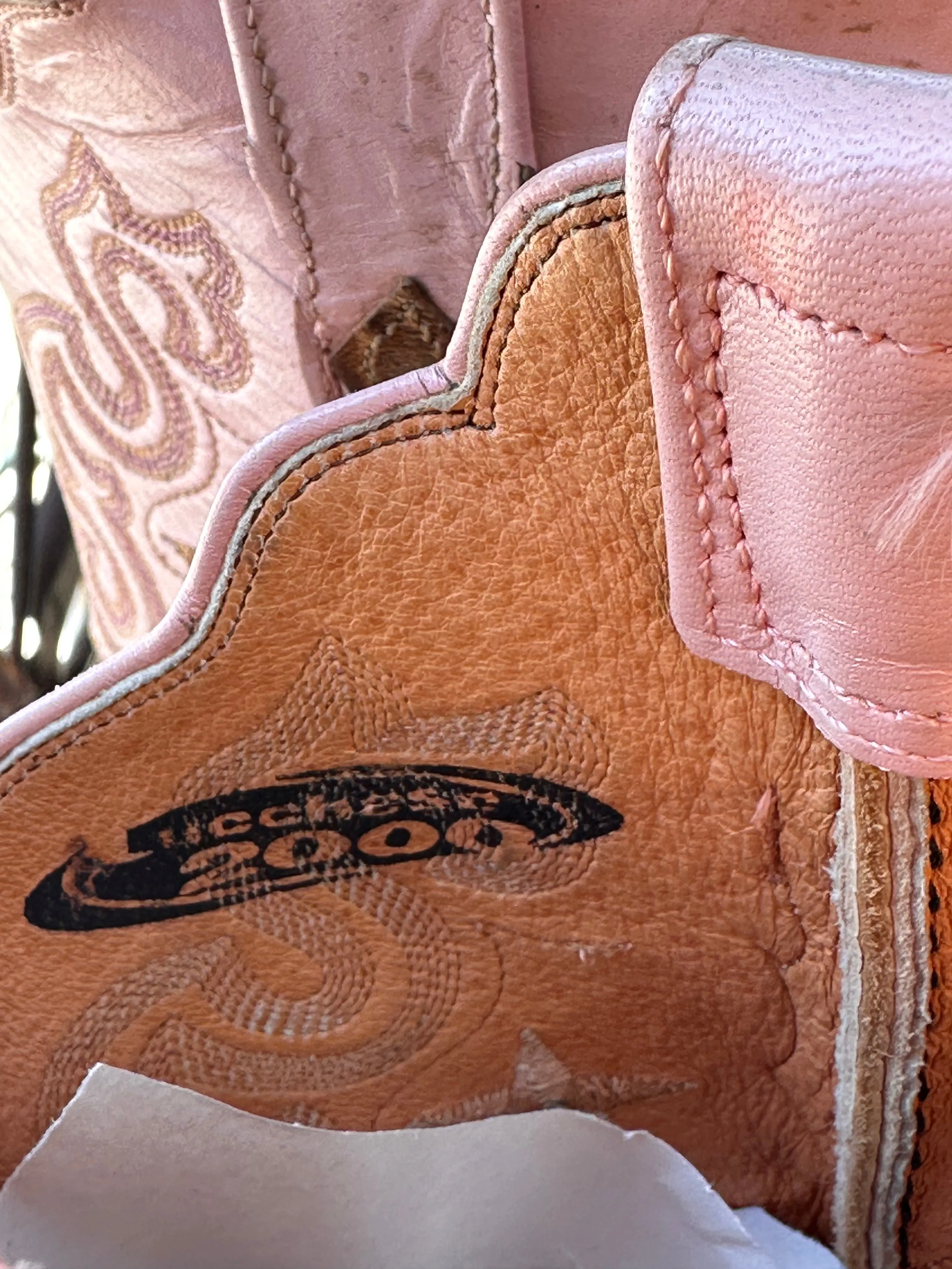 Resale Deals 1883 by Lucchese 2000 Brown/Pink Western Cowgirl Boots Size 9C
