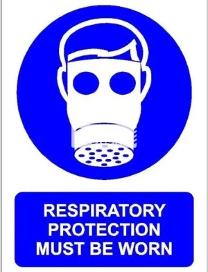 Respiratory Protection Must Be Worn (M006_ALU)