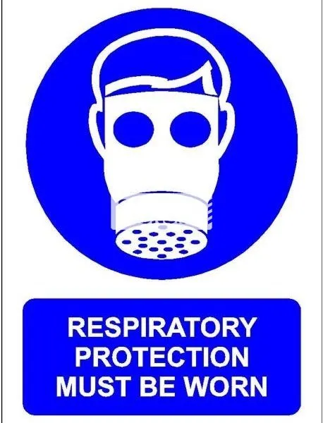 Respiratory Protection Must Be Worn (M006_ALU)