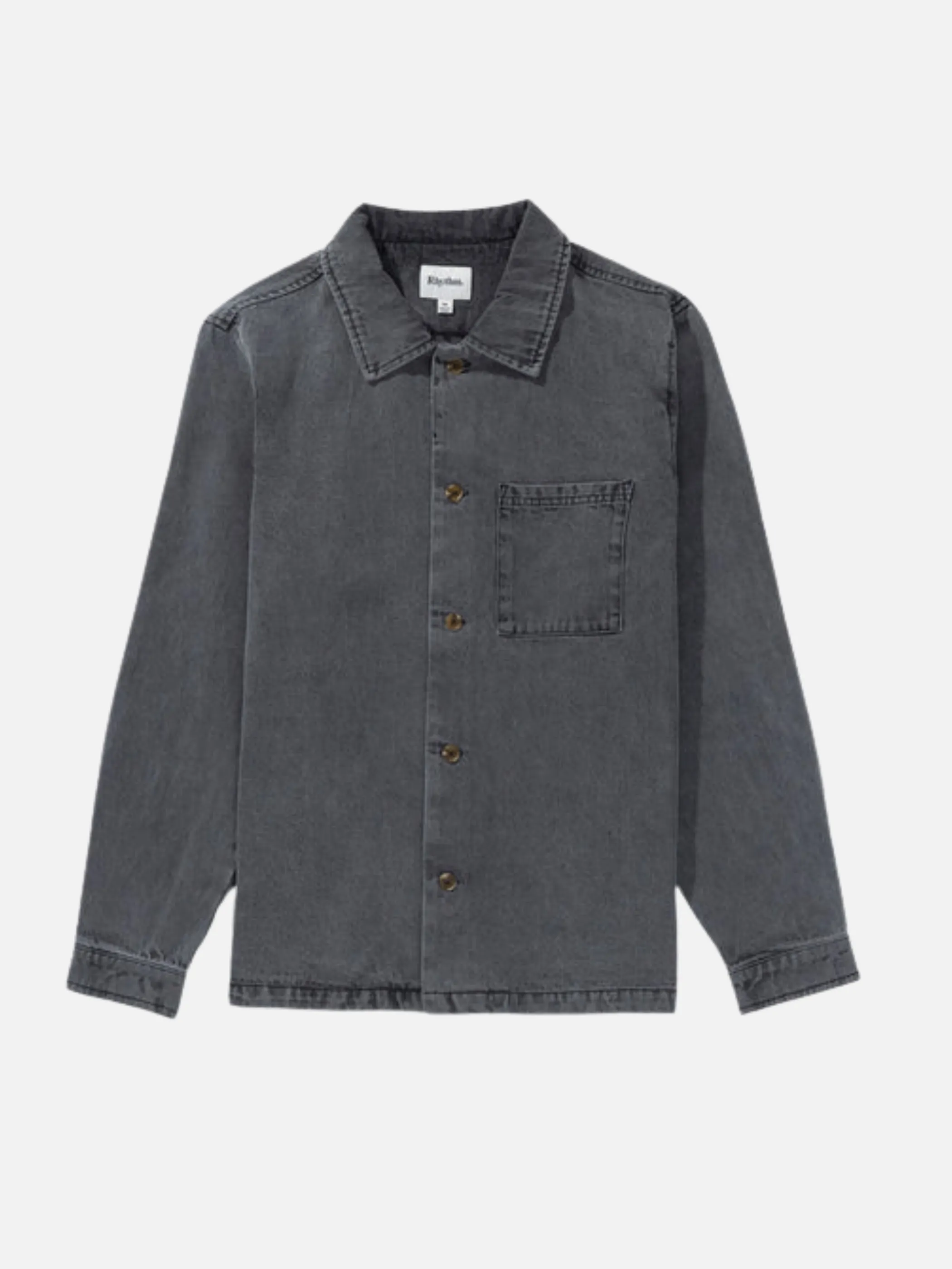 Rhythm Denim Long Sleeve Shirt - Vintage Black