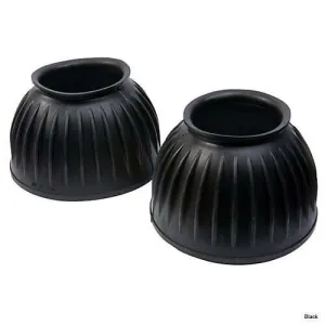 Roma Thick Bottom Rubber Bell Boots Black