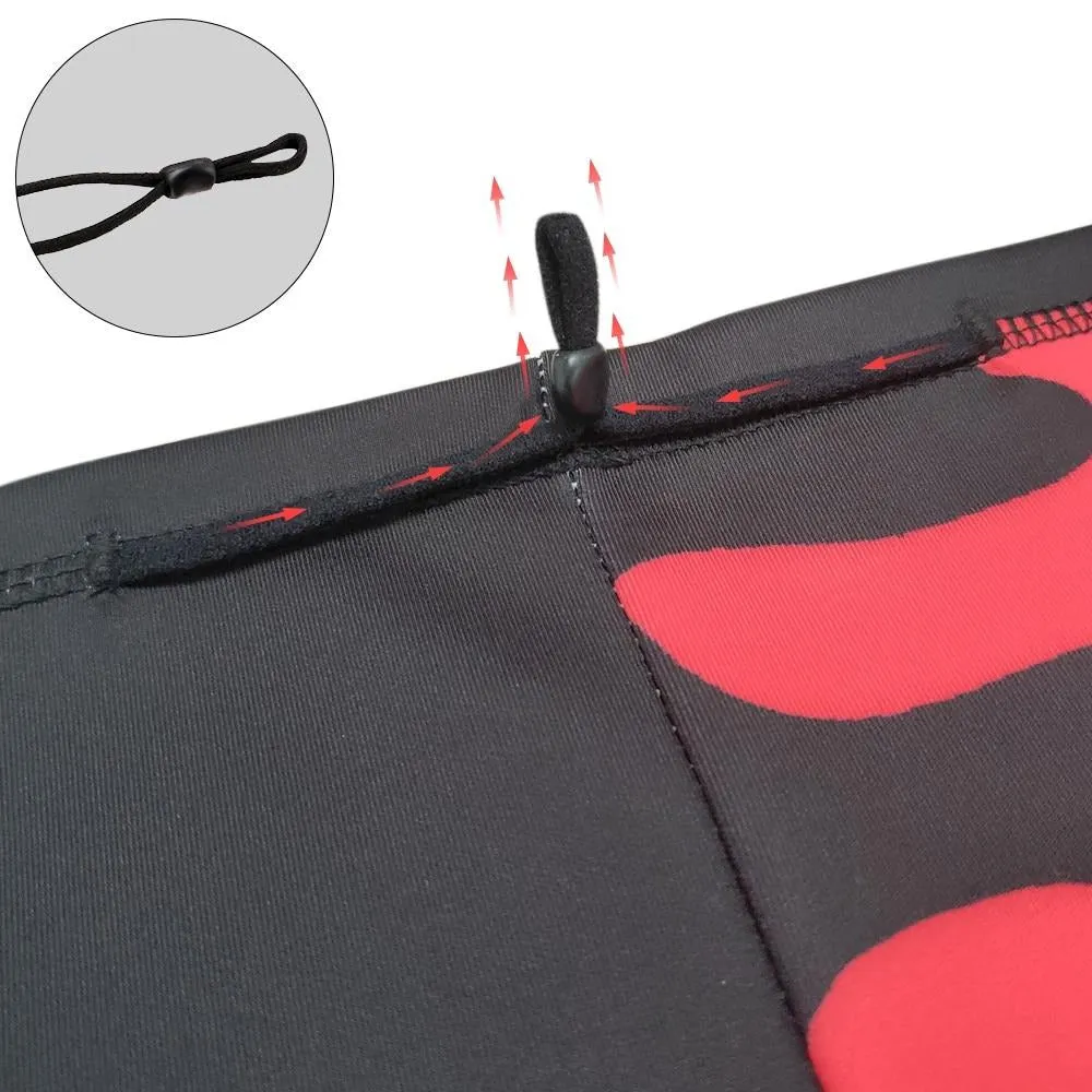Roter Schlauchschal Camouflage
