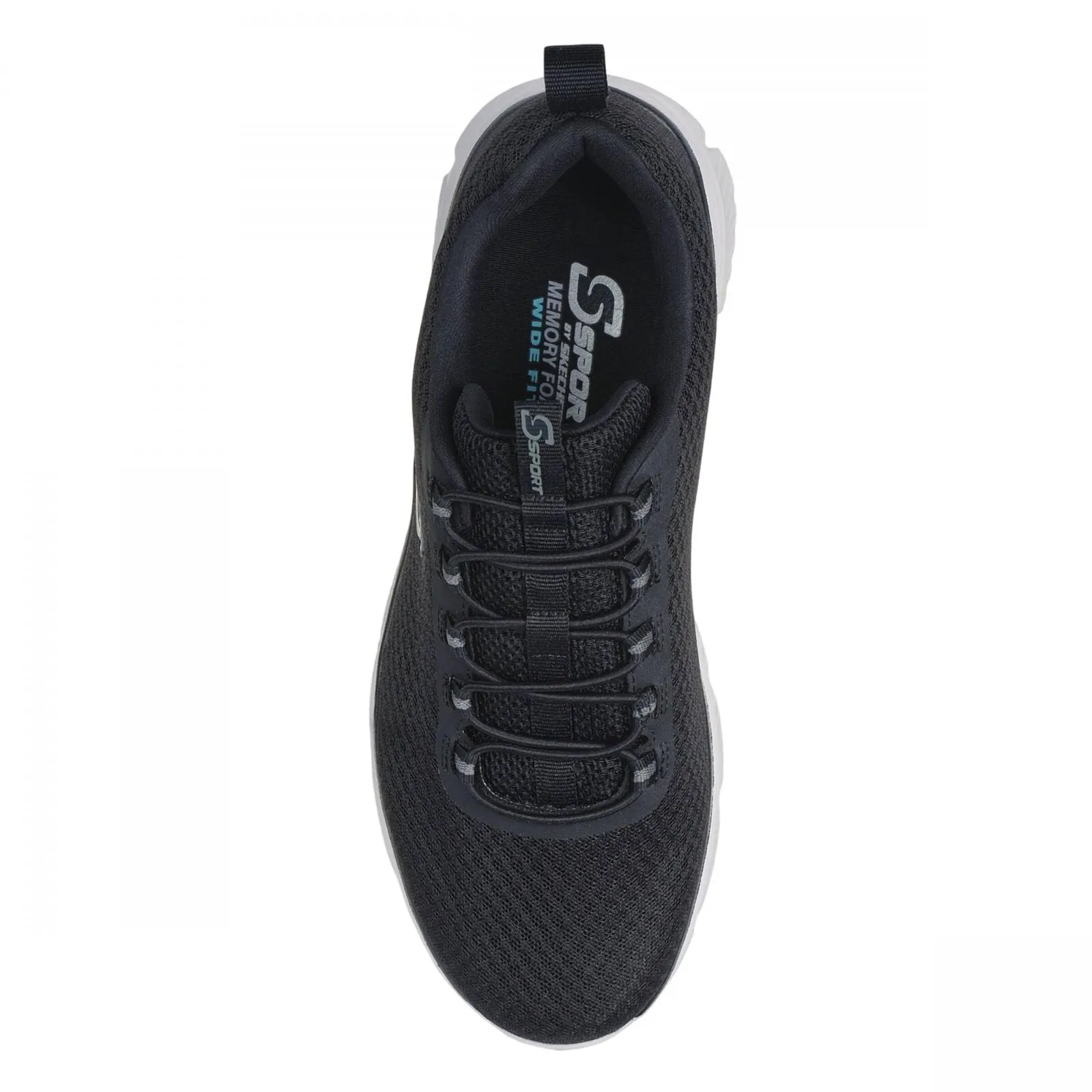 S Sport By Skechers Mens Pull On Low Top Wilmer Sneakers 88421421 Black 11W