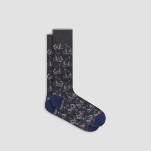 Sailboat Mid-Calf Socks