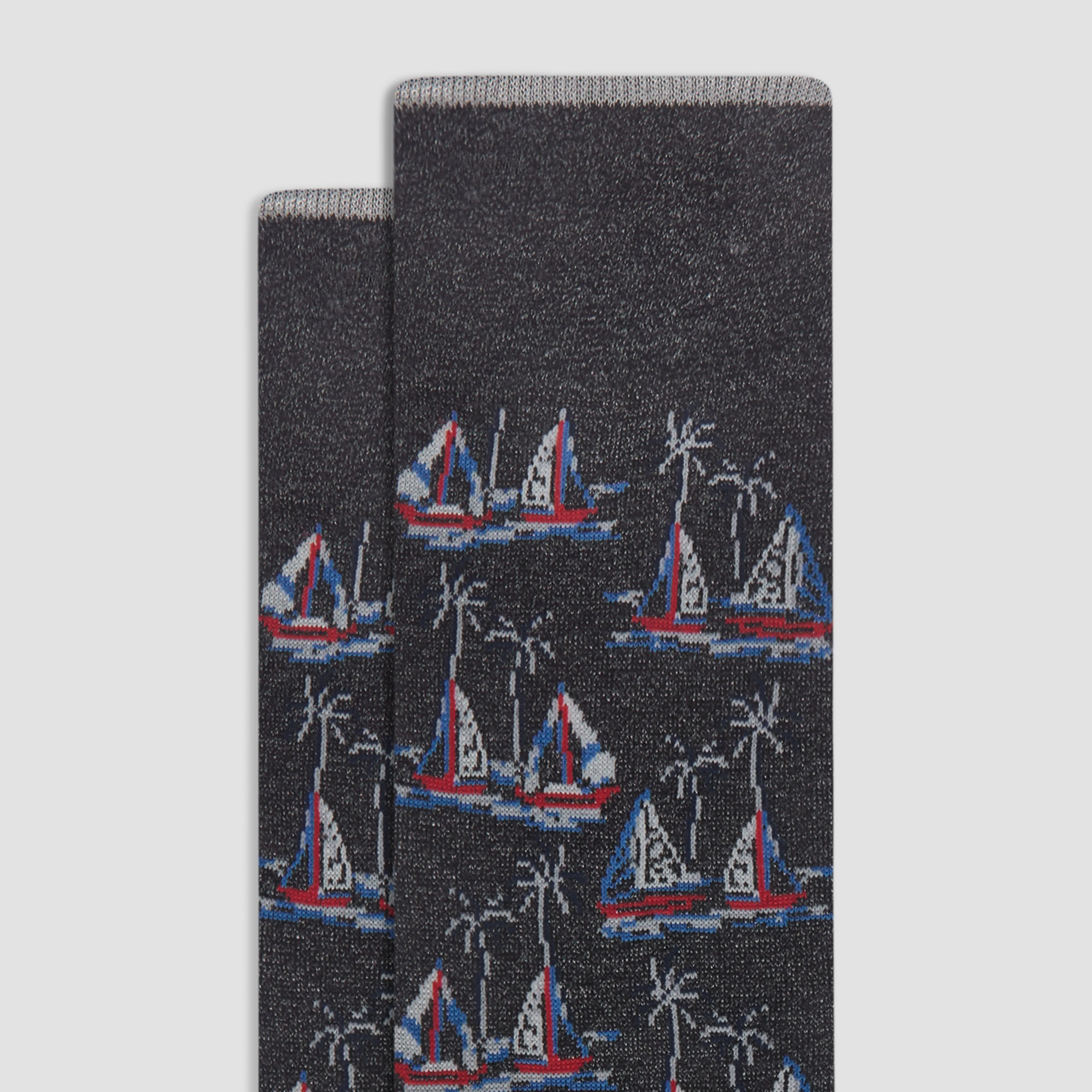 Sailboat Mid-Calf Socks